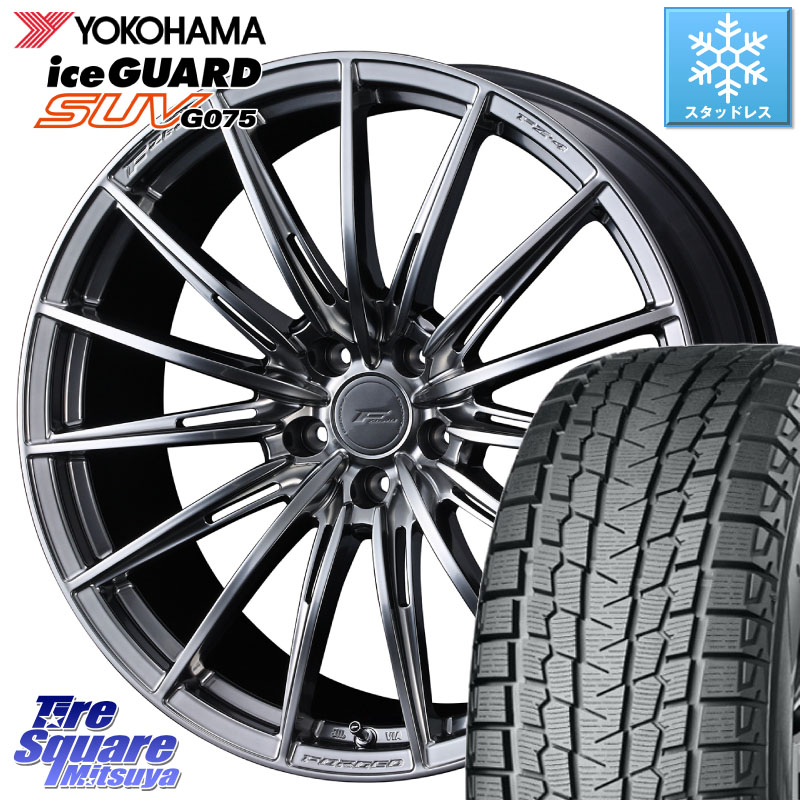 YOKOHAMA R1592 iceGUARD SUV G075 アイスガード ヨコハマ スタッドレス ミツヤ 235/65R18WEDS F ZERO FZ4 FZ-4 鍛造 FORGED 18インチ エフゼロ 18X7.5J 38 5穴 114.3 RX レクサス|タイヤスクエアミツヤ