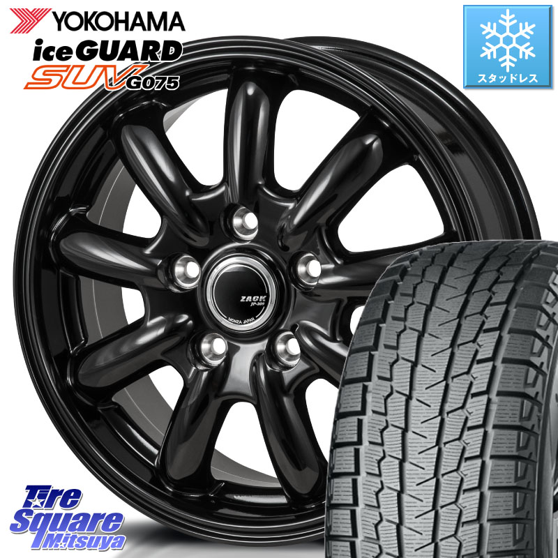 YOKOHAMA R1588 iceGUARD SUV G075 アイスガード ヨコハマ スタッドレス ミツヤ 225/70R16 Japan三陽 ZACK JP-209 JP209 ザック ホイール 16 X 6.5J +48 5穴 114.3 SK系フォレスター