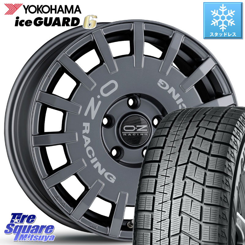 YOKOHAMA R2817 iceGUARD6 ig60 アイスガード ヨコハマ スタッドレス ミツヤ 225/55R16OZ Rally Racing ラリーレーシング GRA 16インチ 16X7.0J 45 5穴 114.3｜タイヤスクエアミツヤ