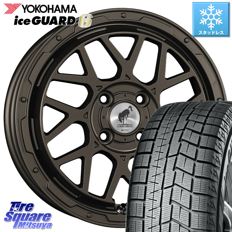 YOKOHAMA R2810 iceGUARD6 ig60 アイスガード ヨコハマ スタッドレス ミツヤ 205/50R16 SUPER STAR LODIO DRIVE ロディオドライブ 8M MONO モノ 16インチ 16 X 6.0J +42 4穴 100