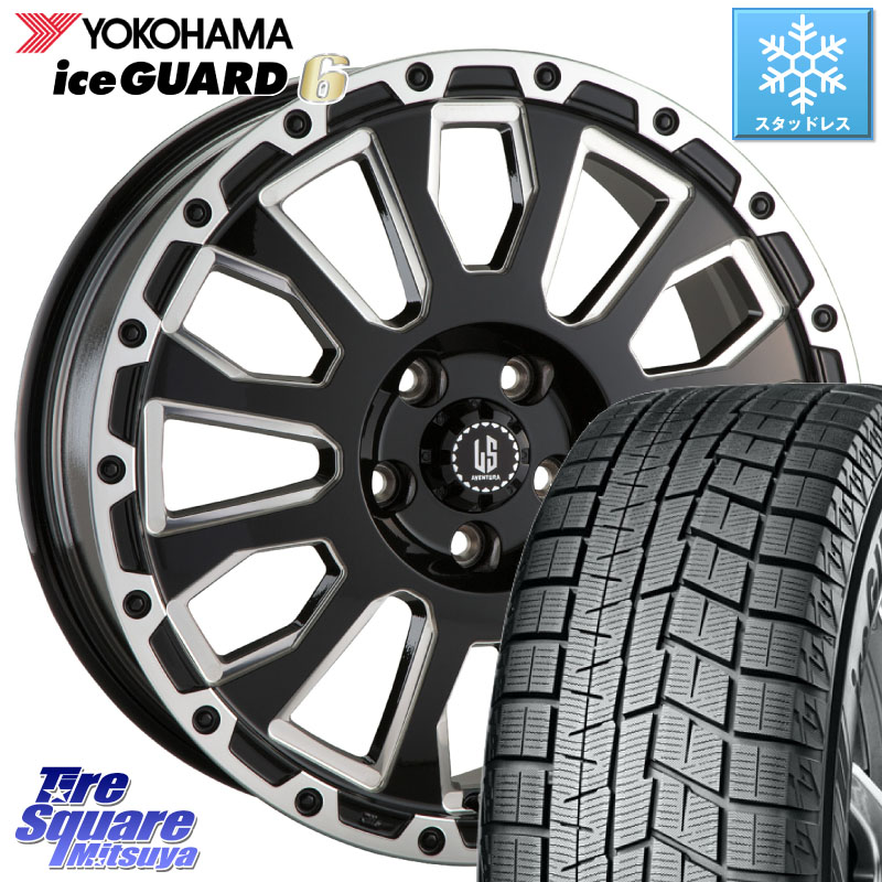 YOKOHAMA R2810 iceGUARD6 ig60 アイスガード ヨコハマ スタッドレス ミツヤ 205/50R16阿部商会 LA STRADA AVENTURA アヴェンチュラ 16インチ 16X7.0J 42 5穴 114.3｜タイヤスクエアミツヤ