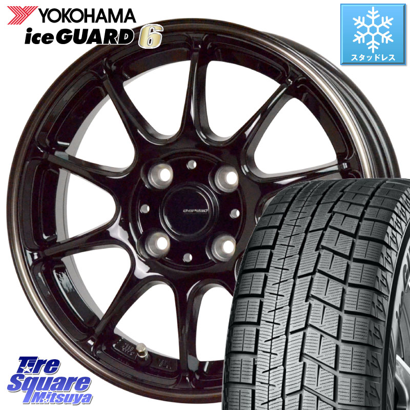 YOKOHAMA R2816 iceGUARD6 ig60 アイスガード ヨコハマ スタッドレス ミツヤ 175/60R15HotStuff G・SPEED P-07 ジー・スピード ホイール 15インチ 15X5.5J 50 4穴 100 K13マーチ｜タイヤスクエアミツヤ