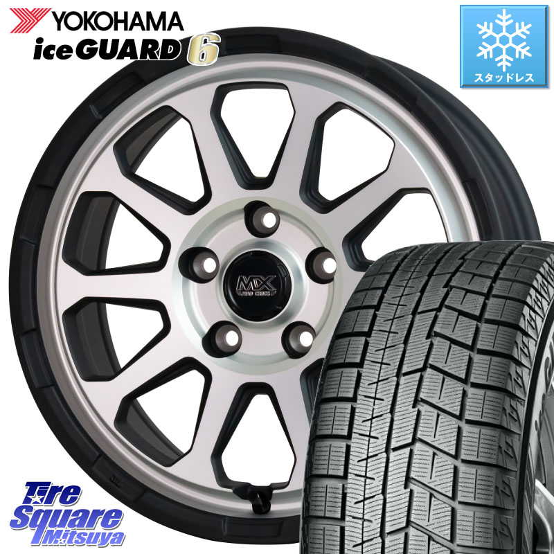 YOKOHAMA R2817 iceGUARD6 ig60 アイスガード ヨコハマ スタッドレス ミツヤ 225/55R16HotStuff マッドクロス レンジャー シルバー ホイール 16インチ 16X7.0J 38 5穴 114.3 RX-8 MAZDA|タイヤスクエアミツヤ