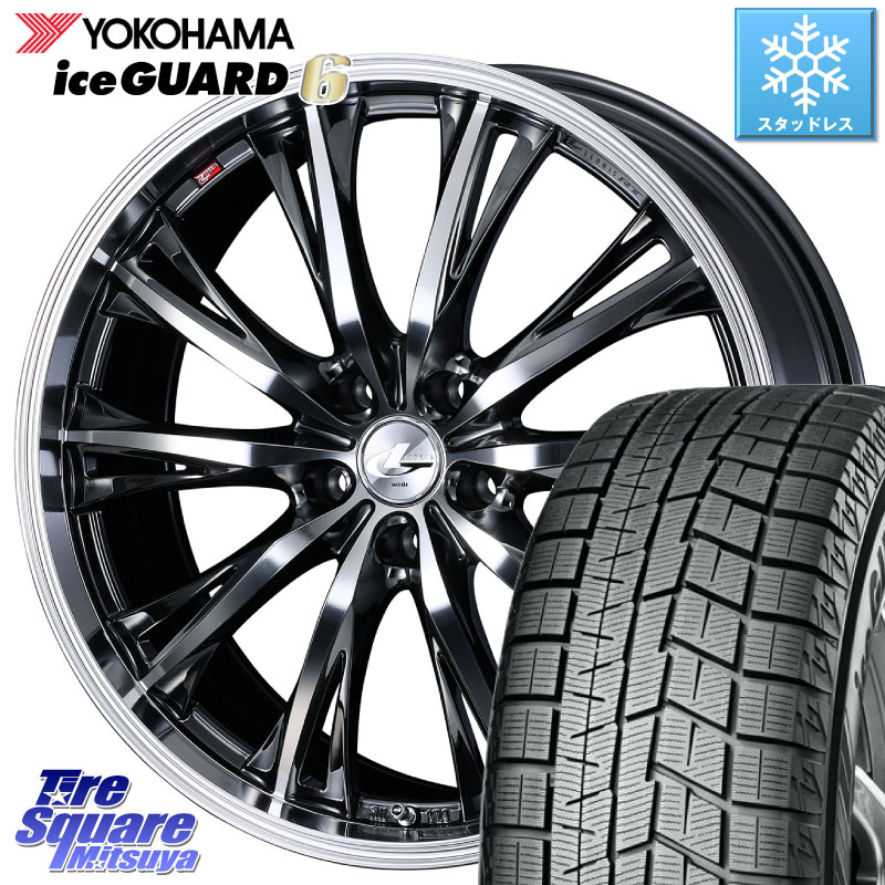 YOKOHAMA R2817 iceGUARD6 ig60 アイスガード ヨコハマ スタッドレス ミツヤ 225/55R16 WEDS 41169 LEONIS RT ウェッズ レオニス ホイール 16インチ 16 X 6.5J +40 5穴 114.3