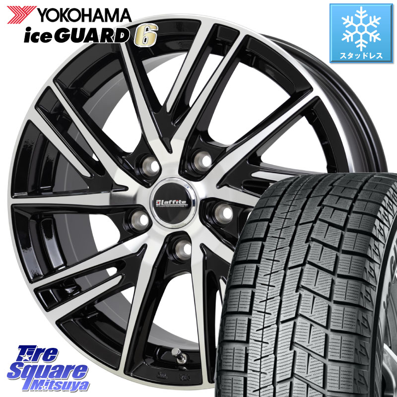 YOKOHAMA R2810 iceGUARD6 ig60 アイスガード ヨコハマ スタッドレス ミツヤ 205/50R16HotStuff ラフィット LW06-2 LW-06-2 ホイール 16インチ 16X6.5J 48 5穴 100 インプレッサ インプレッサワゴン|タイヤスクエアミツヤ