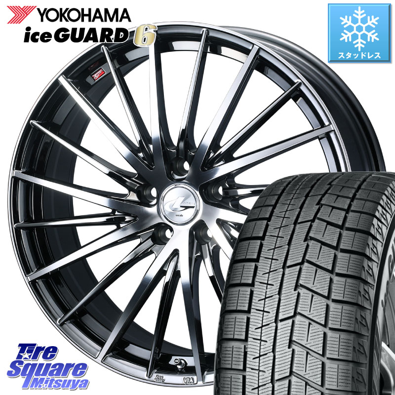 YOKOHAMA R2817 iceGUARD6 ig60 アイスガード ヨコハマ スタッドレス ミツヤ 225/55R16 WEDS LEONIS FR レオニス FR ホイール 16インチ 16 X 6.5J +40 5穴 114.3