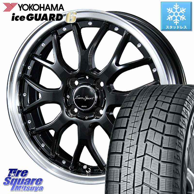 YOKOHAMA R2810 iceGUARD6 ig60 アイスガード ヨコハマ スタッドレス ミツヤ 205/50R16BLEST EuroSport Type815 ホイール 16インチ 16X6.0J 40 4穴 100 ロードスターRF アクア|タイヤスクエアミツヤ