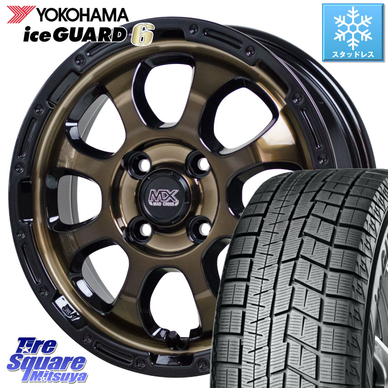 YOKOHAMA R2810 iceGUARD6 ig60 アイスガード ヨコハマ スタッドレス ミツヤ 205/50R16 HotStuff マッドクロス GRACE グレイス BR 4H 在庫● ホイール 16インチ ★サマーセール★ 16 X 6.0J +42 4穴 100