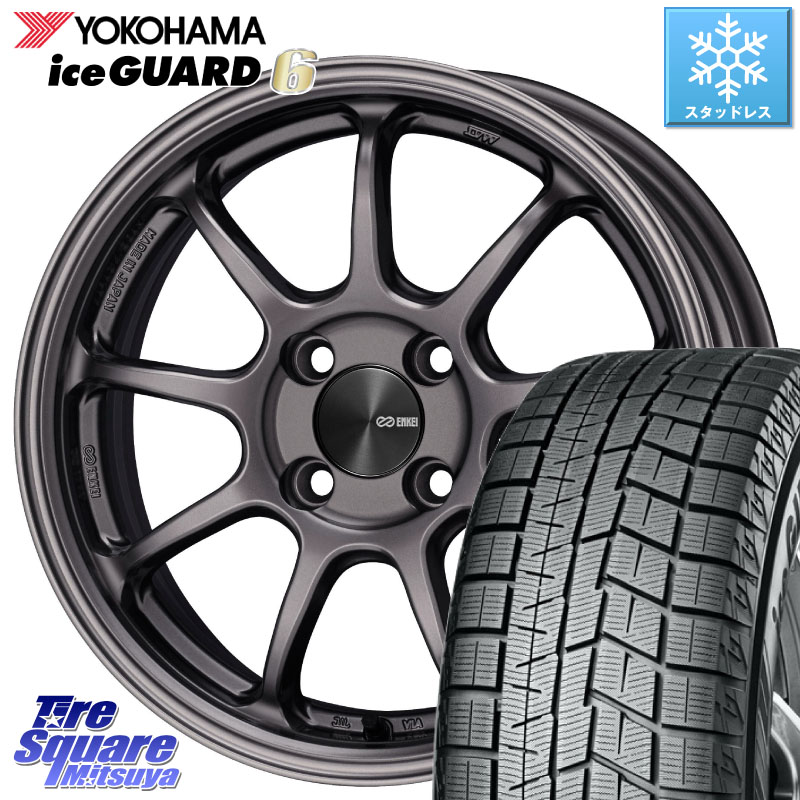 YOKOHAMA R2810 iceGUARD6 ig60 アイスガード ヨコハマ スタッドレス ミツヤ 205/50R16ENKEI PerformanceLine PF09 ホイール 16インチ 16X7.0J 45 4穴 100 ロードスター(ローダウン等) ロードスターRF シビック|タイヤスクエアミツヤ