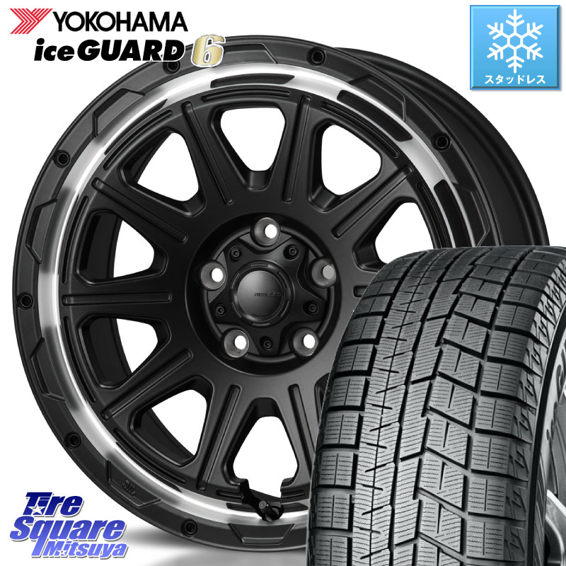 YOKOHAMA R2810 iceGUARD6 ig60 アイスガード ヨコハマ スタッドレス ミツヤ 205/50R16MONZA HI-BLOCK REGULES モンツァ ハイブロック レグルス 16インチ 16X7.0J 41 5穴 114.3｜タイヤスクエアミツヤ