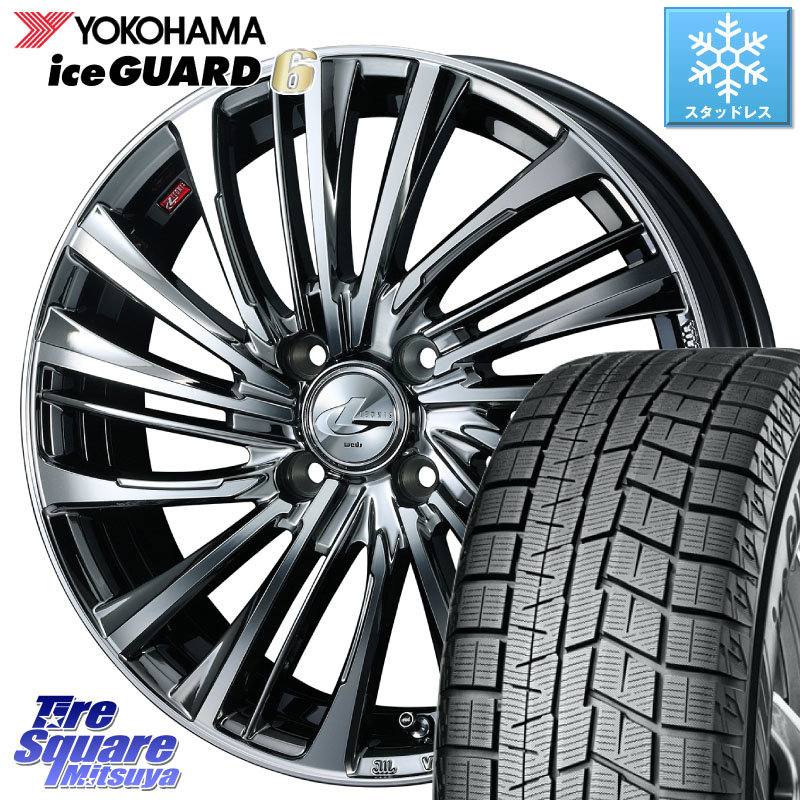 YOKOHAMA R2810 iceGUARD6 ig60 アイスガード ヨコハマ スタッドレス ミツヤ 205/50R16 WEDS ウェッズ weds レオニス LEONIS FS 16インチ 16 X 6.0J +42 4穴 100