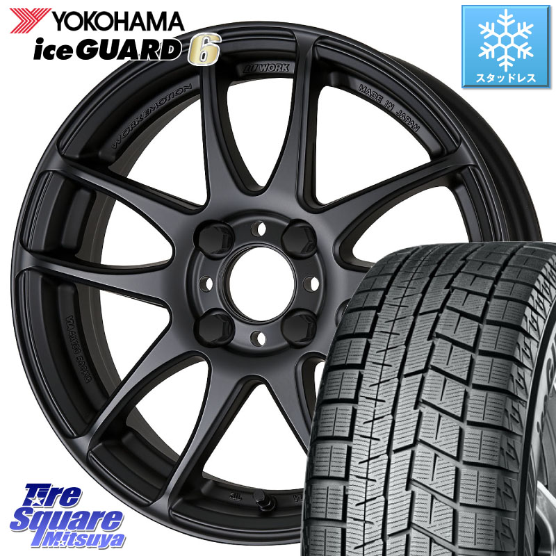 YOKOHAMA R2810 iceGUARD6 ig60 アイスガード ヨコハマ スタッドレス ミツヤ 205/50R16 WORK EMOTION CR Kiwami 極 ホイール 16インチ 16 X 6.5J +52 4穴 100