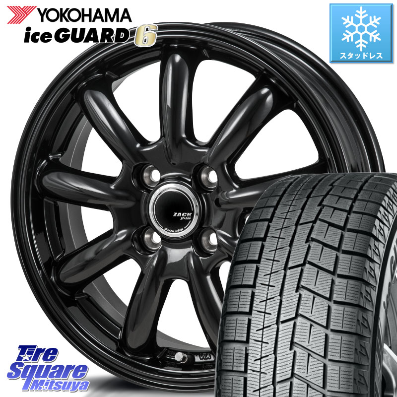 YOKOHAMA R2810 iceGUARD6 ig60 アイスガード ヨコハマ スタッドレス ミツヤ 205/50R16 Japan三陽 ZACK JP-209 JP209 ザック ホイール 16 X 6.0J +42 4穴 100