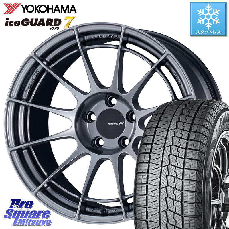 YOKOHAMA R7096 ice GUARD7 IG70 アイスガード スタッドレス ミツヤ 225/65R17 ENKEI エンケイ Racing Revolution NT03RR ホイール 17 X 7.0J +48 5穴 114.3 CX-5 CX-8 BT5レガシィアウトバック 121,995円