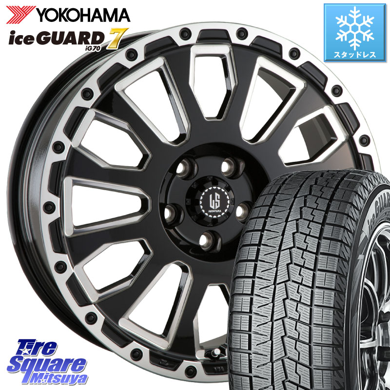 YOKOHAMA R7116 ice GUARD7 IG70 アイスガード スタッドレス ミツヤ 215/65R16阿部商会 LA STRADA AVENTURA アヴェンチュラ 16インチ 16X7.0J(US) 40 5穴 110 Jeep Renegade ジープ レネゲード｜タイヤスクエアミツヤ