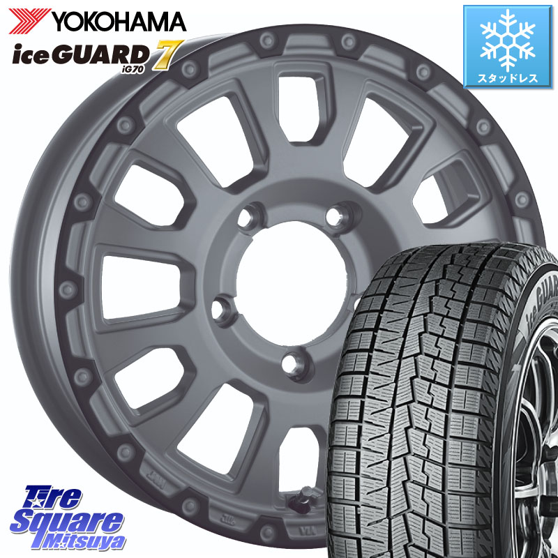 YOKOHAMA R7116 ice GUARD7 IG70 アイスガード スタッドレス ミツヤ 215/65R16 阿部商会 LA STRADA AVENTURA アヴェンチュラ 16インチ 16 X 5.5J +22 5穴 139.7 ジムニー専用(要オーバーフェンダー等)