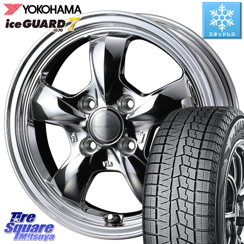 YOKOHAMA R7119 ice GUARD7 IG70 アイスガード スタッドレス ミツヤ 165/70R14 WEDS 41112 GYRAFT 5S グラフト SPT ホイール 14インチ 14 X 4.5J +45 4穴 100 Mx27/37/47Sソリオ・デリカD2 ハスラー MAx6S系ソリオ
