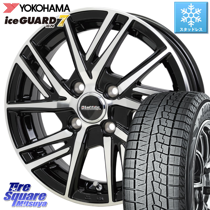 YOKOHAMA R7126 ice GUARD7 IG70 アイスガード スタッドレス ミツヤ 175/70R14 HotStuff ラフィット LW06-2 LW-06-2 ホイール 14インチ 14 X 4.5J +45 4穴 100 Mx27/37/47Sソリオ・デリカD2