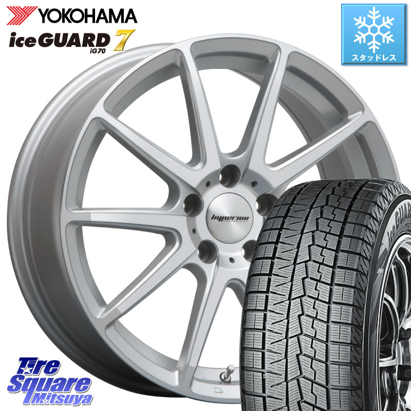 YOKOHAMA R7130 ice GUARD7 IG70 アイスガード スタッドレス ミツヤ 245/45R19MLJ HYPERION CVX ハイペリオン ホイール 19インチ 19X8.5J 35 5穴 114.3 30系アルファード/ヴェルファイア 20系アルファード アルファードハイブリッド ヴェルファイアハイブリッド ヴェ|タイヤスクエアミツヤ