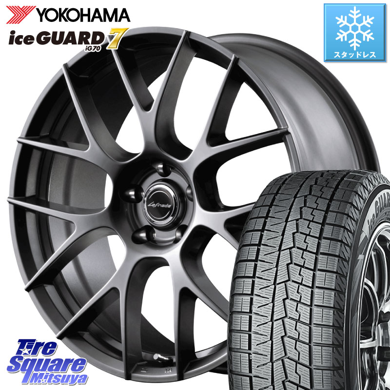 YOKOHAMA R7120 ice GUARD7 IG70 アイスガード スタッドレス ミツヤ 225/45R18 MANARAY Lefinada MOTION3 平座仕様 トヨタ・レクサス専用 ホイール 18インチ MID 18 X 8.0J +42 5穴 114.3 プリウスアルファ 138,945円