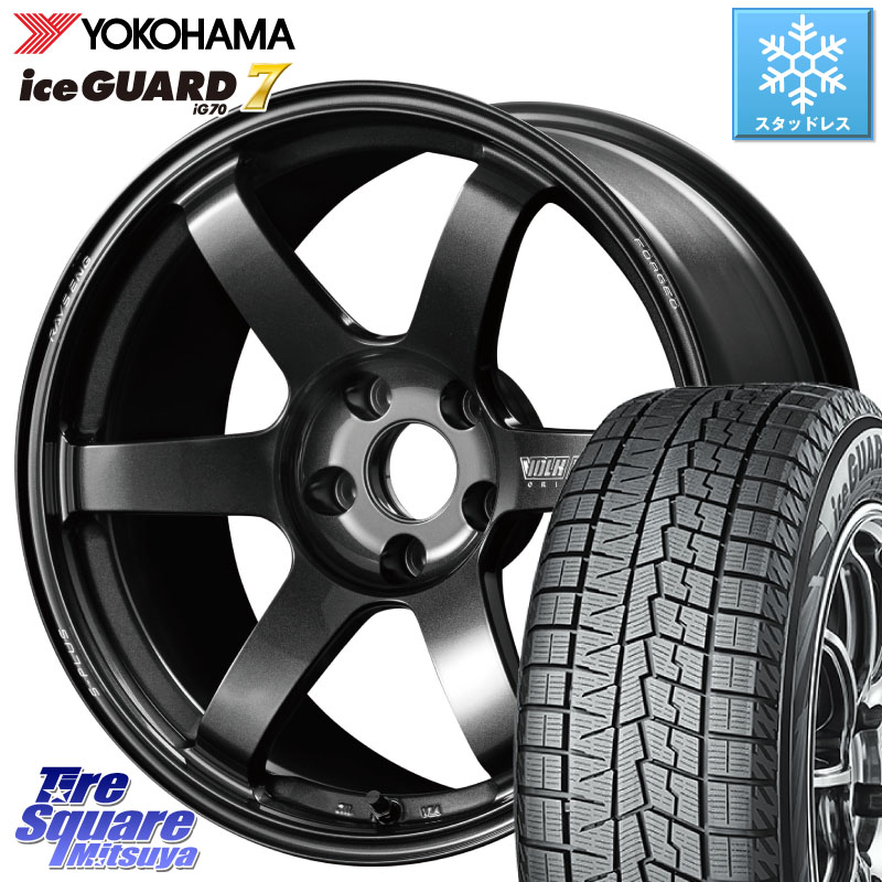 YOKOHAMA R7108 ice GUARD7 IG70 アイスガード スタッドレス ミツヤ 225/60R17 RAYS 【欠品次回10~11月】 TE37 SAGA S-plus VOLK RACING 鍛造 ホイール 17インチ 17 X 8.0J +38 5穴 114.3 30系アルファード 30系ヴェルファイア