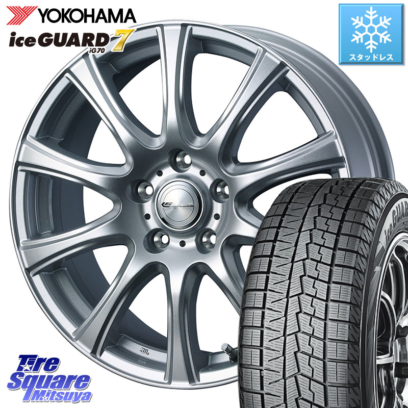 YOKOHAMA R7109 ice GUARD7 IG70 アイスガード スタッドレス ミツヤ 215/60R16WEDS LAUFBAHN 在庫● ホイール 16インチ 16X6.5J 47 5穴 100｜タイヤスクエアミツヤ 75,334円