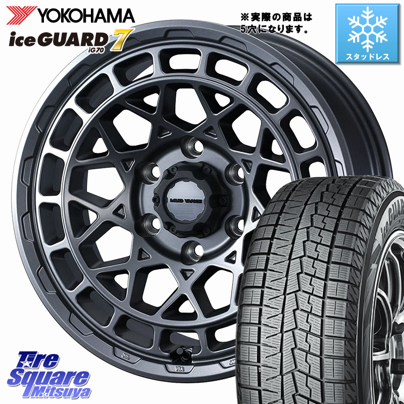 YOKOHAMA R7109 ice GUARD7 IG70 アイスガード スタッドレス ミツヤ 215/60R16 WEDS MUDVANCE X TYPE M ホイール 16インチ マッドヴァンス 16 X 7.0J +35 5穴 114.3