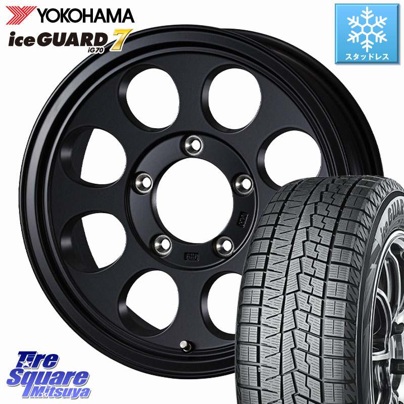 YOKOHAMA R7116 ice GUARD7 IG70 アイスガード スタッドレス ミツヤ 215/65R16WEDS JIMLINE TYPE2 ※インセット-5 ホイール 16インチ ジムライン 16X6.0J 0 5穴 139.7 ジムニー専用(要オーバーフェンダー等) ジムニ&minus;シエラ/ノマド(カスタム) AZオフロード カスタムサ｜タイヤスクエアミツヤ