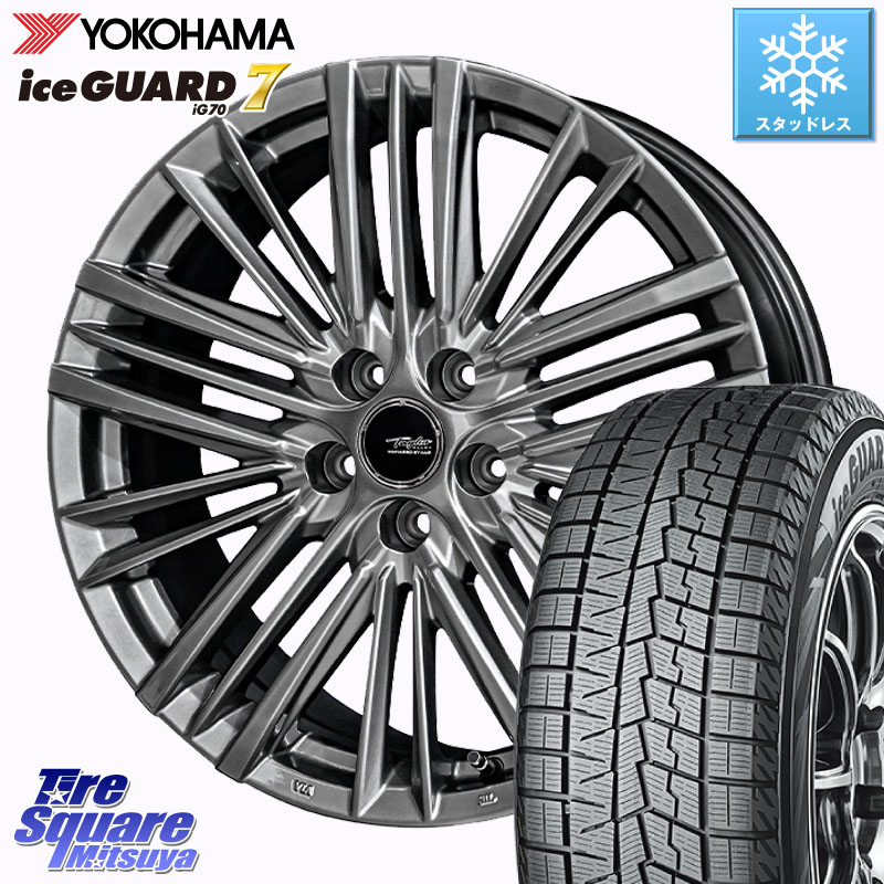 YOKOHAMA R7096 ice GUARD7 IG70 アイスガード スタッドレス ミツヤ 225/65R17KYOHO 【欠品次回9月末】TAYLOR TL-1 平座仕様(レクサス・トヨタ専用) ホイール 17インチ 17X6.5J 40 5穴 120 40系アルファード/ヴェルファイア レクサスLM ヴェルファイアハイブリッド ヴ|タイヤスクエアミツヤ