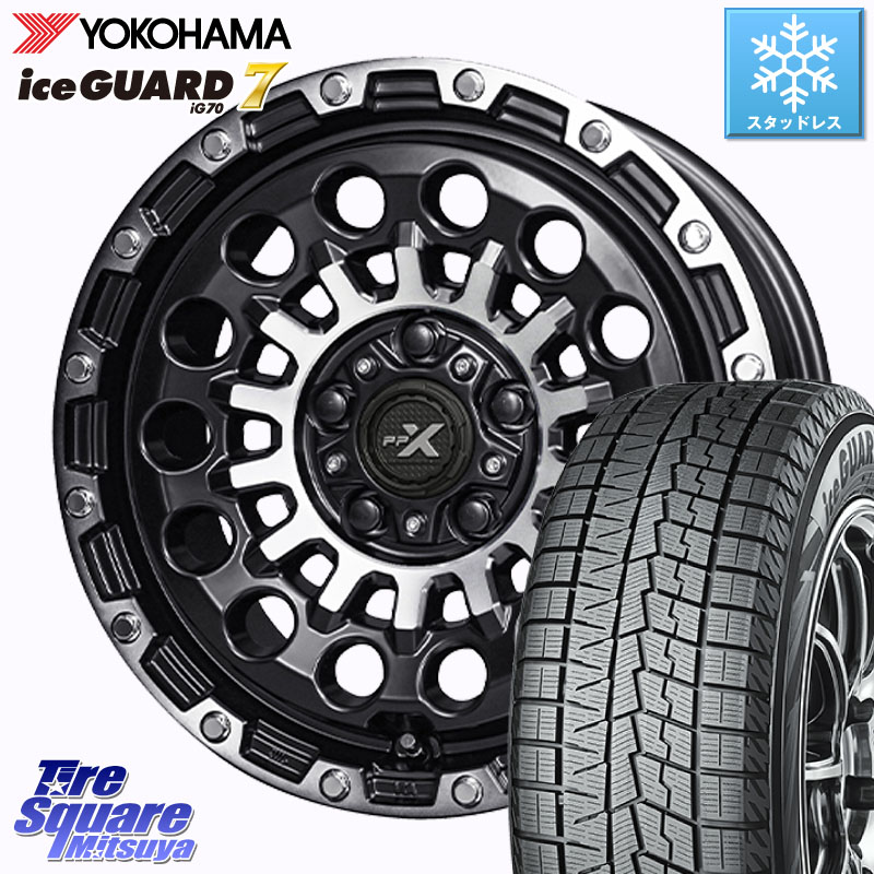 YOKOHAMA R7116 ice GUARD7 IG70 アイスガード スタッドレス ミツヤ 215/65R16 KYOHO PPX GX14 ホイール 16インチ 16 X 7.0J +35 5穴 114.3 30系ヴェルファイア 20系アルファード