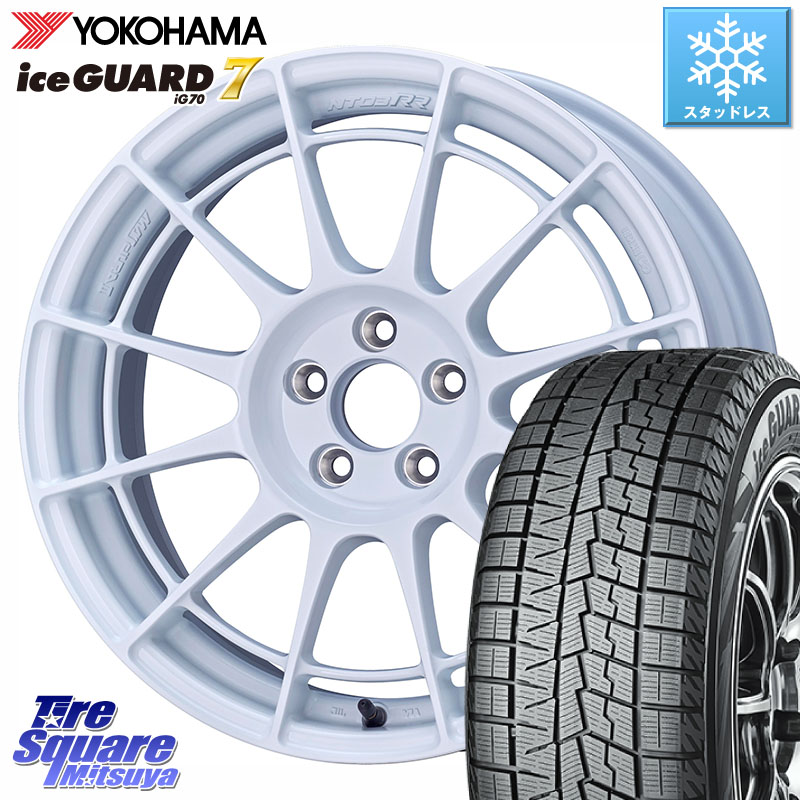 YOKOHAMA R7149 ice GUARD7 IG70 アイスガード スタッドレス ミツヤ 215/45R17 ENKEI Racing Revolution NT03RR For GR86 / BRZ Cup ホイール 17インチ 17 X 7.5J +44 5穴 100 210・A10系カローラ 210系カローラスポーツ 50系プリウス BRZ・86・GR86