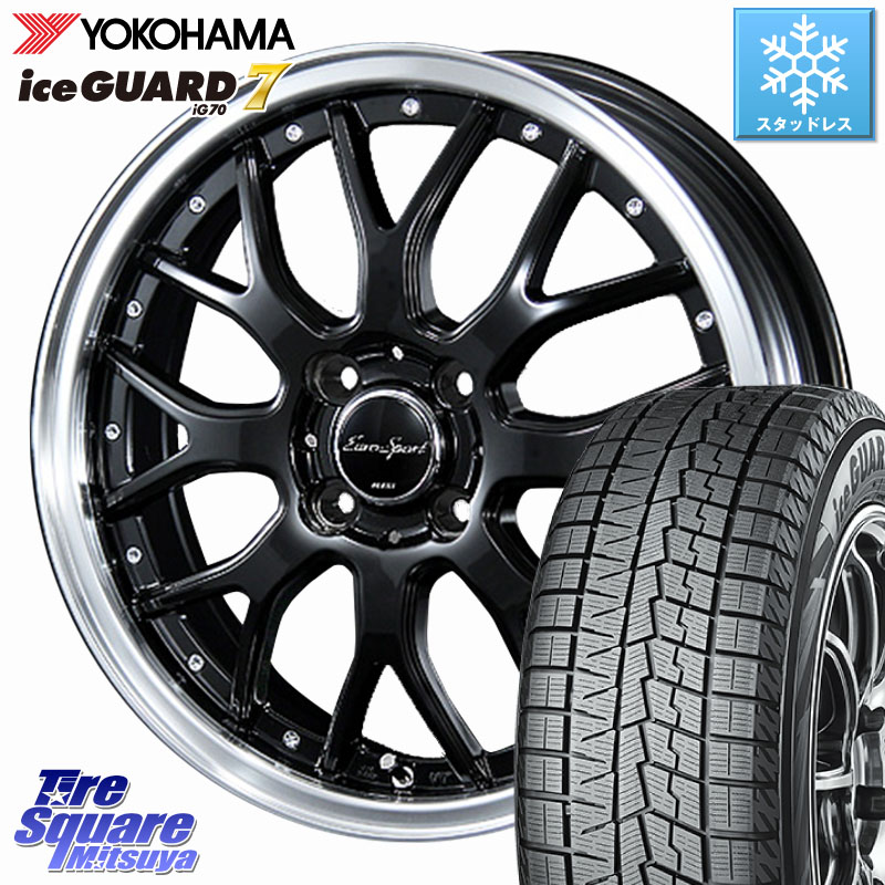 YOKOHAMA R7175 ice GUARD7 IG70 アイスガード スタッドレス ミツヤ 165/50R16BLEST EuroSport Type815 軽自動車専用 ホイール 16インチ 16X5.0J 45 4穴 100 N-BOX タント R1 R2 コペン ラピュタ ピクシスエポック|タイヤスクエアミツヤ