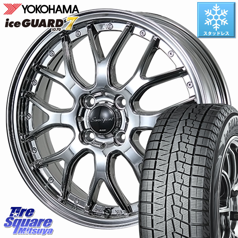 YOKOHAMA R7142 ice GUARD7 IG70 アイスガード スタッドレス ミツヤ 165/65R15BLEST EuroSport Type815 軽自動車専用 ホイール 15インチ 15X5.0J 45 4穴 100 ダイハツTAFT Mx27/37/47Sソリオ・MB37SデリカD2 MAx6S系ソリオ デリカ ミニ DELICA MINI デリカD:2 D2 シボ|タイヤスクエアミツヤ