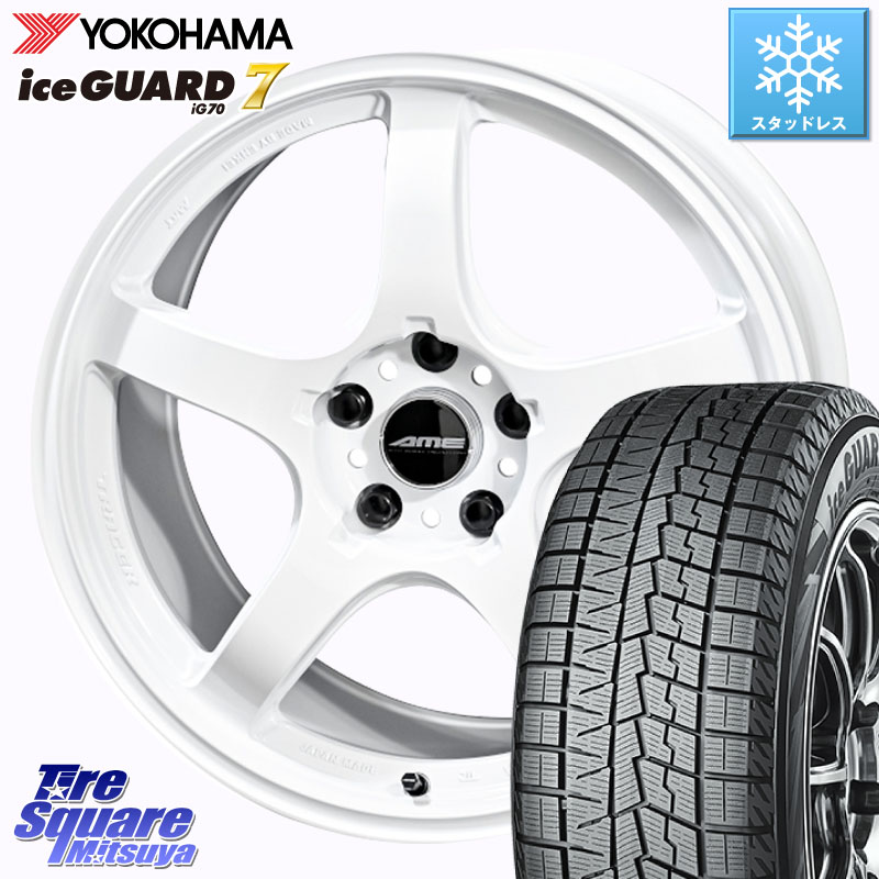 YOKOHAMA R7096 ice GUARD7 IG70 アイスガード スタッドレス ミツヤ 225/65R17 KYOHO TRACER GT-V ホイール 17インチ 17 X 8.0J +45 5穴 114.3 BT5レガシィアウトバック