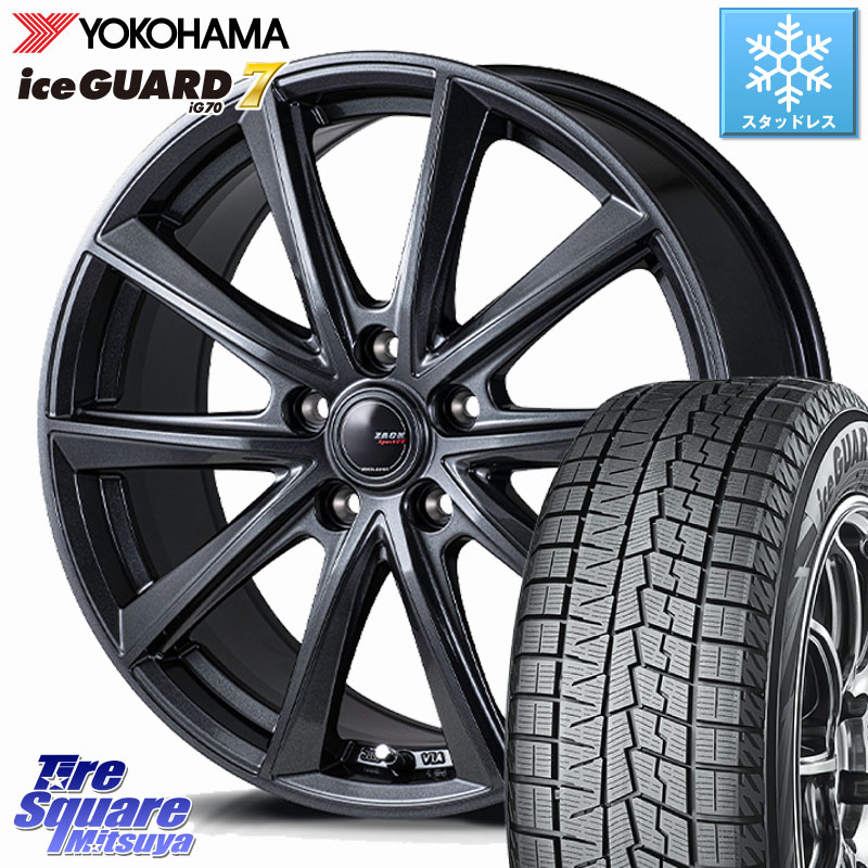 YOKOHAMA R7125 ice GUARD7 IG70 アイスガード スタッドレス ミツヤ 195/65R16 Japan三陽 ZACK Sport-FT ホイール 16インチ 16 X 6.5J +53 5穴 114.3