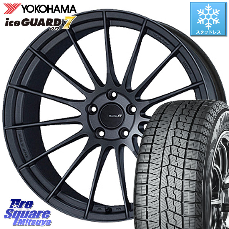 YOKOHAMA R7146 ice GUARD7 IG70 アイスガード スタッドレス ミツヤ 245/35R19 ENKEI エンケイ Racing Revolution RS05RR ホイール 19 X 9.0J(EVO10 CZ4A) +30 5穴 114.3 CZ4Aランエボ10ブレンボキャリパー対応