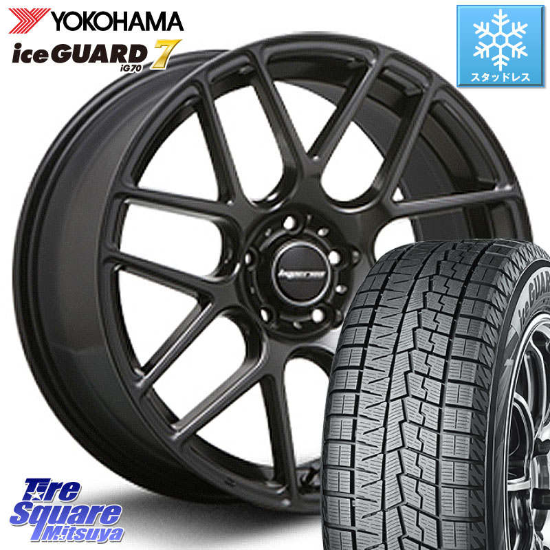YOKOHAMA R9779 ice GUARD7 IG70 アイスガード スタッドレス ミツヤ 235/45R19MLJ hyperion ハイペリオン CVM ホイール 19インチ 19X8.5J 35 5穴 114.3 30系アルファード/ヴェルファイア ヴェルファイアハイブリッド ヴェルファイア アルファード｜タイヤスクエアミツヤ