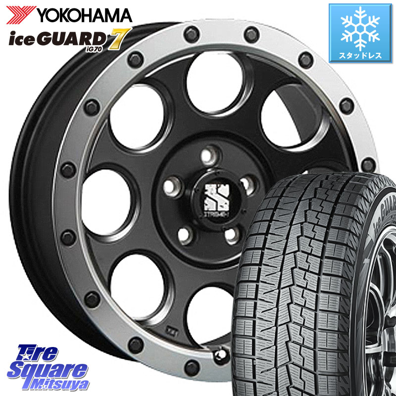 YOKOHAMA R7117 ice GUARD7 IG70 アイスガード スタッドレス ミツヤ 215/60R17 MLJ XJ03 エクストリームJ XTREME-J ホイール 17インチ 17 X 7.5J +42 5穴 114.3 10系カローラクロス CX-30 MX-30 20系アルファード