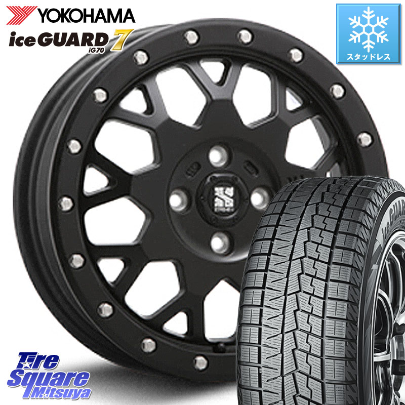 YOKOHAMA R7119 ice GUARD7 IG70 アイスガード スタッドレス ミツヤ 165/70R14 MLJ XJ04 XTREME-J エクストリームJ ホイール 14インチ 14 X 4.5J +43 4穴 100 Mx27/37/47Sソリオ・デリカD2 MAx6S系ソリオ