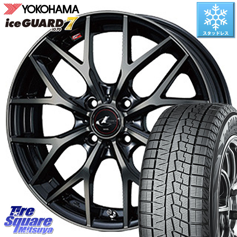YOKOHAMA R7126 ice GUARD7 IG70 アイスガード スタッドレス ミツヤ 175/70R14 WEDS レオニス MX ウェッズ Leonis ホイール 14インチ 14 X 4.5J +45 4穴 100 Mx27/37/47Sソリオ・デリカD2
