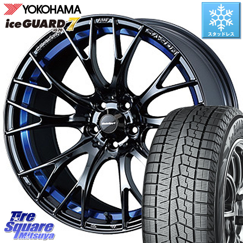 YOKOHAMA R7148 ice GUARD7 IG70 アイスガード スタッドレス ミツヤ 225/50R18 WEDS 72742 SA-20R SA20R ウェッズ スポーツ ホイール 18インチ 18 X 8.5J +35 5穴 114.3