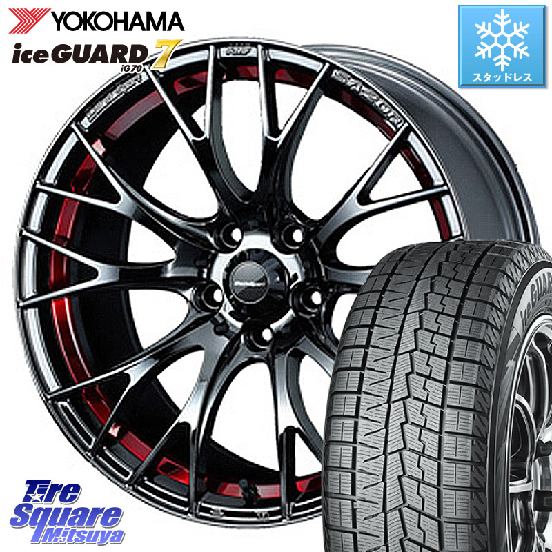 YOKOHAMA R8230 ice GUARD7 IG70 アイスガード スタッドレス ミツヤ 235/60R18WEDS WedsSport SA-20R SA20R ウェッズ スポーツ ホイール 18インチ 18X7.5J 45 5穴 114.3 CX-60 CX-80 CX-5 CX5 MAZDA CR-V｜タイヤスクエアミツヤ