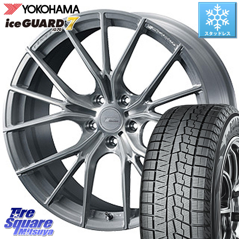 YOKOHAMA R9780 ice GUARD7 IG70 アイスガード スタッドレス ミツヤ 245/40R21 WEDS F ZERO FZ-1 FZ1 鍛造 FORGED ホイール21インチ エフゼロ 21 X 9.0J(M14B) +25 5穴 120 新型クラウンセダンハイブリッド・FCEV