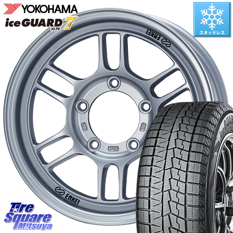 YOKOHAMA R7116 ice GUARD7 IG70 アイスガード スタッドレス ミツヤ 215/65R16 ENKEI エンケイ ALLROAD RPT1 ジムニー ホイール 16インチ 16 X 5.5J +20 5穴 139.7 ジムニー専用(要オーバーフェンダー等)