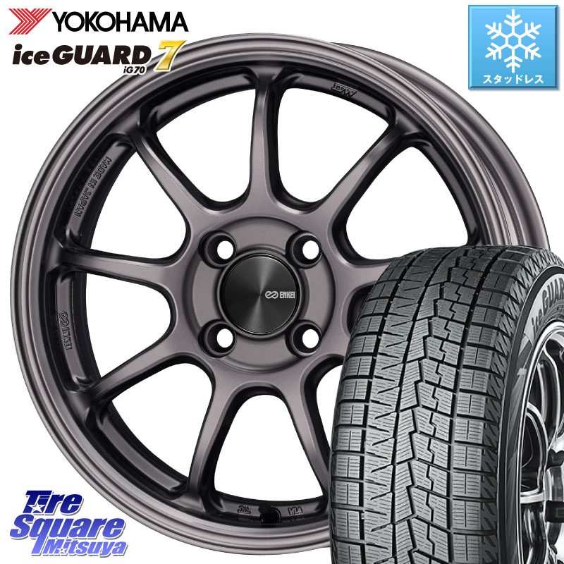 YOKOHAMA R7131 ice GUARD7 IG70 アイスガード スタッドレス ミツヤ 165/60R15ENKEI PerformanceLine PF09 ホイール 15インチ 15X5.0J 45 4穴 100 キャスト[アクティバ] ピクシスジョイ[Cグレード] ハイゼットアゲトラCustom車用※軽自動車専用ホイール※ デリカ ミニ｜タイヤスクエアミツヤ