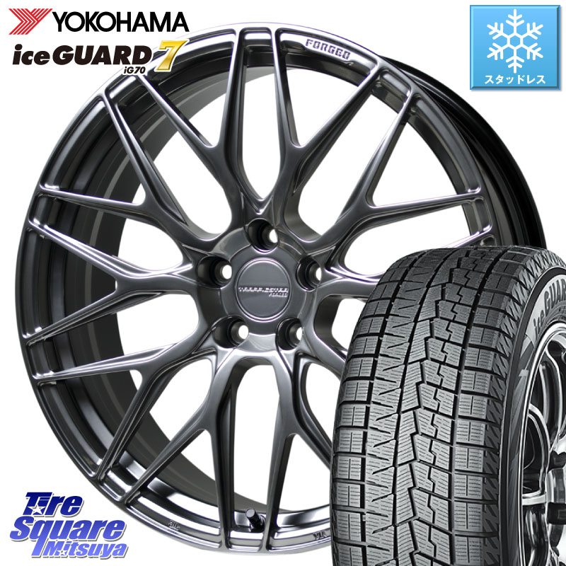 YOKOHAMA R8814 ice GUARD7 IG70 アイスガード スタッドレス ミツヤ 245/45R20 HotStuff TSF-01 HS トラフィックスターフォージド 20インチ 20 X 8.5J +43 5穴 114.3 BT5レガシィアウトバック