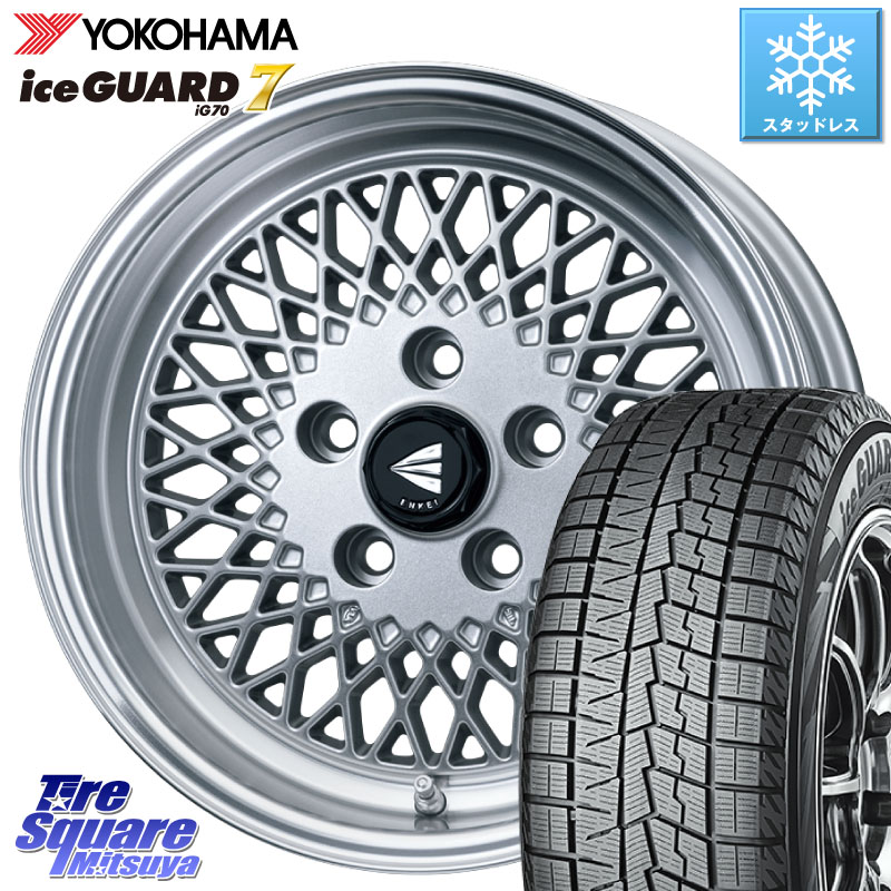 YOKOHAMA R7133 ice GUARD7 IG70 アイスガード スタッドレス ミツヤ 205/65R15 ENKEI エンケイ NEO CLASSIC ENKEI92 SILVER 15インチ 15 X 7.0J +38 5穴 114.3