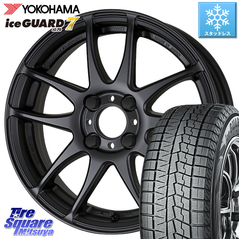 YOKOHAMA R7116 ice GUARD7 IG70 アイスガード スタッドレス ミツヤ 215/65R16 WORK EMOTION CR Kiwami 極 ホイール 16インチ 16 X 6.5J +42 4穴 100