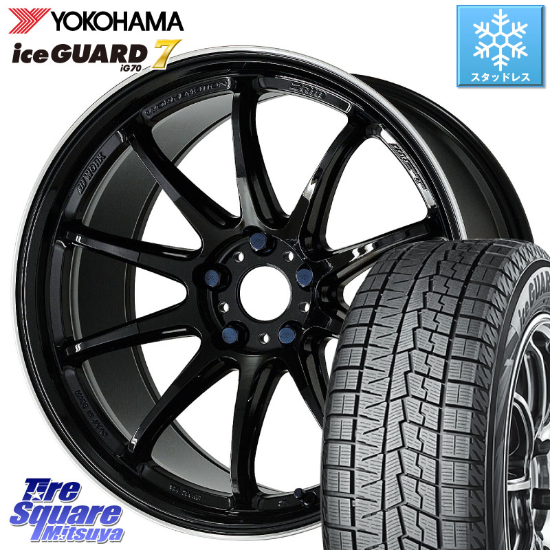 YOKOHAMA R7120 ice GUARD7 IG70 アイスガード スタッドレス ミツヤ 225/45R18 WORK ワーク EMOTION エモーション ZR10 18インチ 18 X 7.5J +53 5穴 100