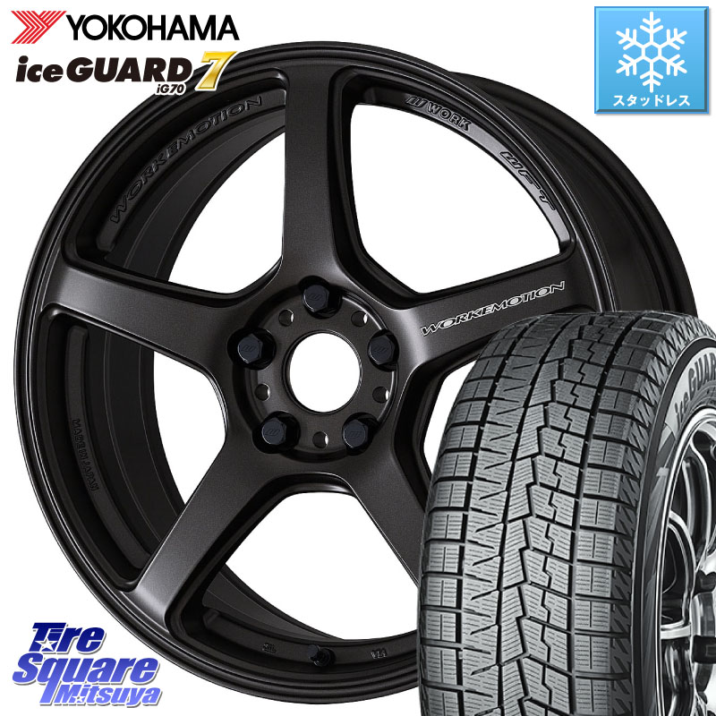 YOKOHAMA R9779 ice GUARD7 IG70 アイスガード スタッドレス ミツヤ 235/45R19WORK ワーク EMOTION エモーション T5R 19インチ 19X8.5J 35 5穴 114.3 30系アルファード/ヴェルファイア ヴェルファイアハイブリッド ヴェルファイア アルファード|タイヤスクエアミツヤ